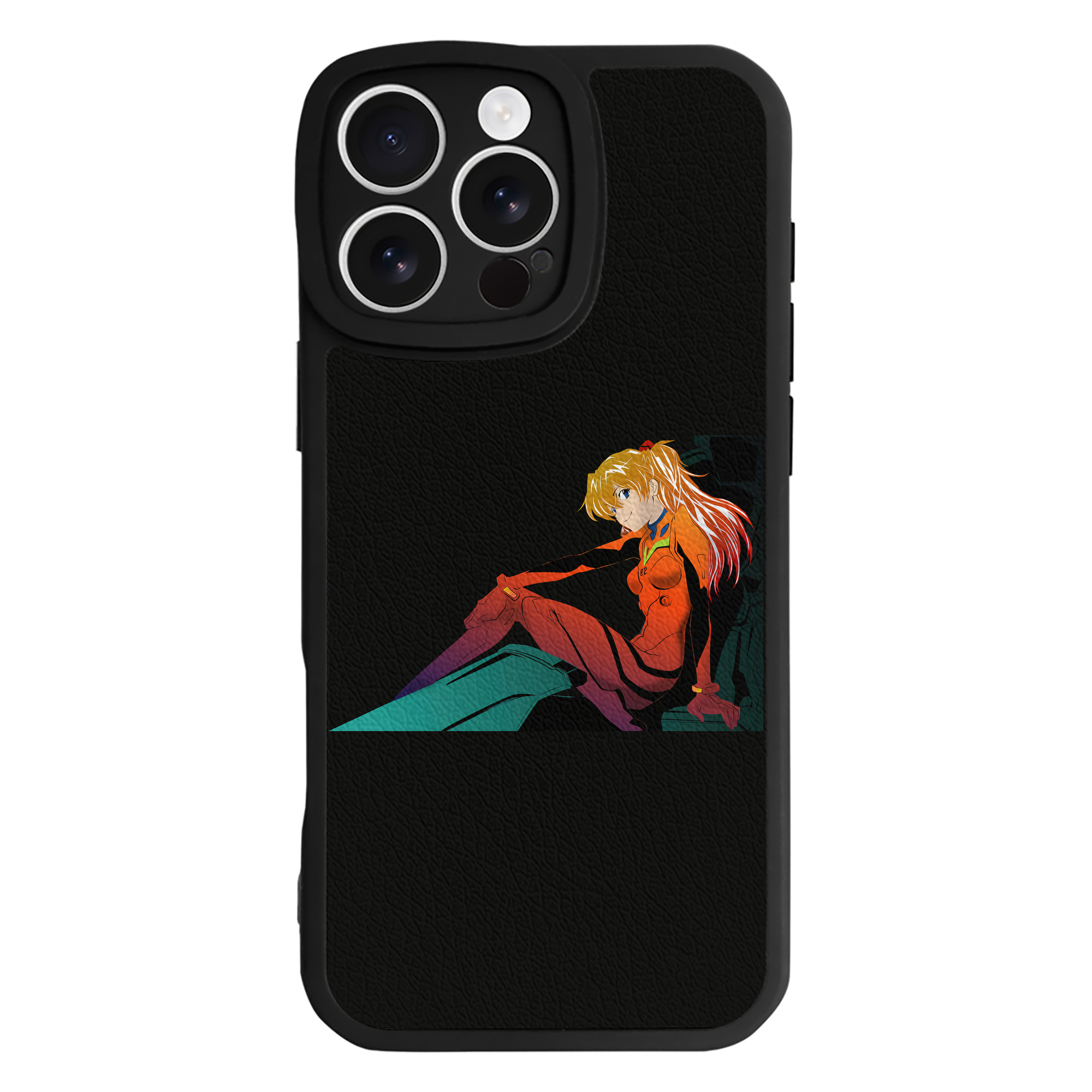 （画像用） EVA 新世紀エヴァンゲリオン 【iPhone 16シリーズ対応】シリコンスマホケース（レザー調） 材質：シリコン